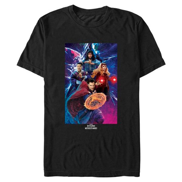 Aperçu: Marvel - Doctor Strange - Photo de groupe Dr Strange - Homme T-shirt - Noir - Devant