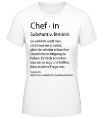 Chefin Quatsch Duden · Frauen Basic T-Shirt