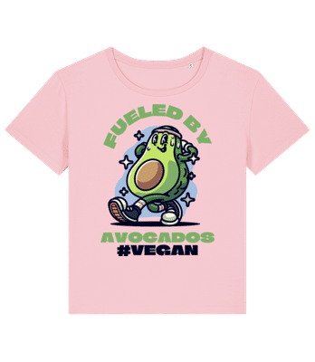 Fueled By Avocados - Dámske bio tričko Stanley Stella 2.0 - Ružová - Predné