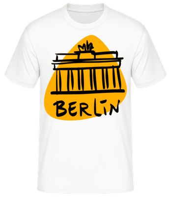 Signe De Berlin - T-shirt standard Homme - Blanc - Devant