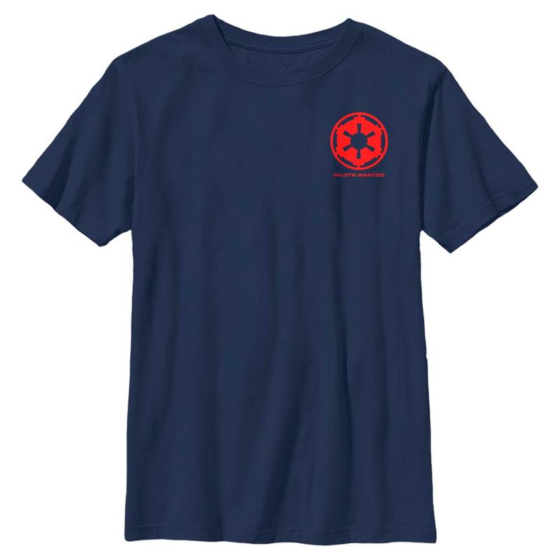 Vorschau: Star Wars - Squadrons - Logo Empire - Kinder T-Shirt - Marine - Vorne