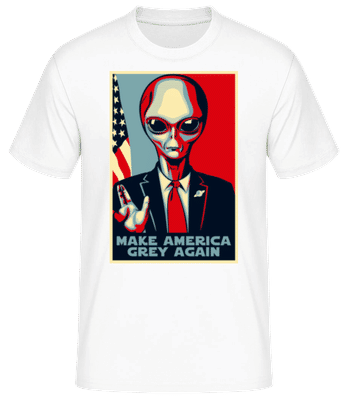 Make America Grey Again - T-shirt standard Homme - Blanc - Devant