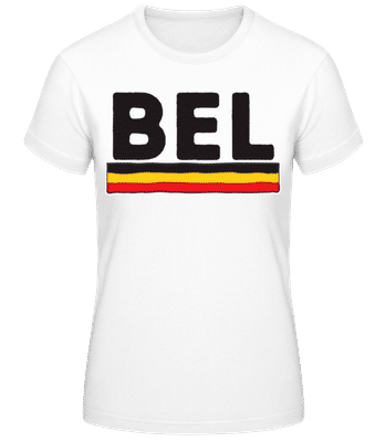 Fußball Bel - Frauen T-Shirt B&C - Weiß - Vorne