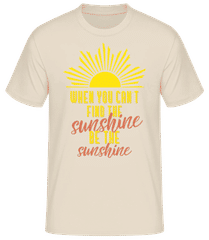 When You Can't Find The Sunshine · Men's Basic T-Shirt