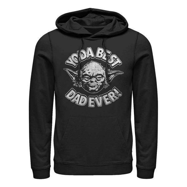 Aperçu: Star Wars - Yoda Best Dad - Father's Day - Unisex Sweat à capuche - Noir - Devant