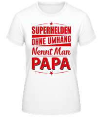 Superhelden Papa Rot · Frauen T-Shirt B&C