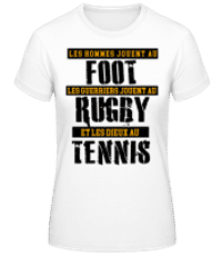 Les Dieux Jouent Au Tennis - T-shirt standard Femme - Blanc - Devant
