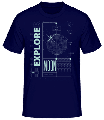 Explorer - T-shirt standard Homme - Bleu marine - Devant