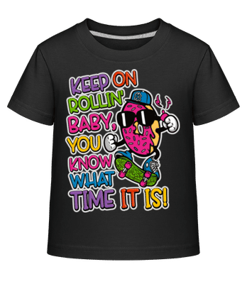 Donut Skater - Kid's Shirtinator T-Shirt - Black - Front