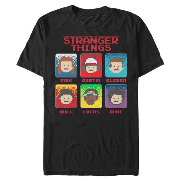 Netflix - Stranger Things - Photo de groupe 8 Bit Stranger - Homme T-shirt