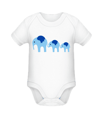 Sloni Family Dětská - Bio body pro děti - Bílá - Napřed