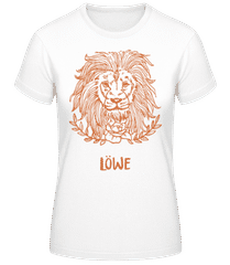 Kritzel Stil Sternzeichen Löwe · Frauen Basic T-Shirt