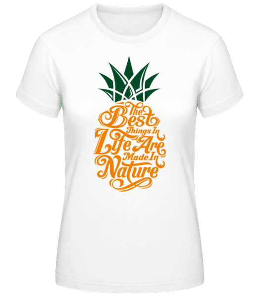 Aperçu: The Best Things In Life 2 - T-shirt standard Femme - Blanc - Devant