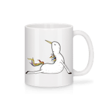 Yoga Unicorn Praying - Taza - Blanco - delante