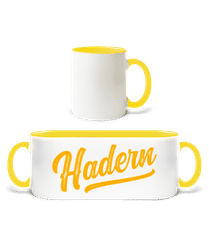 Hadern Swoosh · Tasse zweifarbig