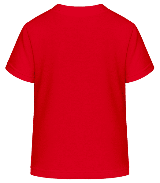 Preview: Disney Classics - Mickey Mouse - Mickey Mouse Son Holiday Patch - Christmas - Kids T-Shirt - Red - Back