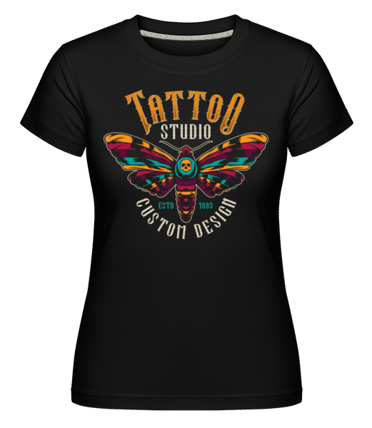 Preview: Tattoo Studio Custom Design -  Shirtinator Women's T-Shirt - Black - Front