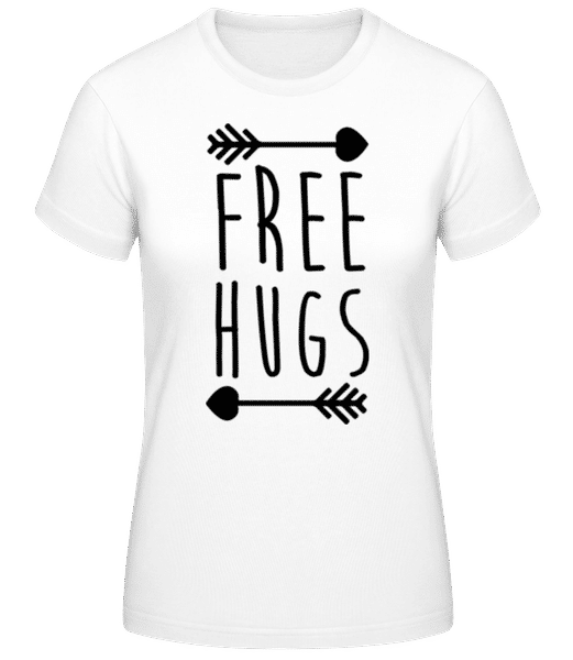 Aperçu: Free Hugs Arrows - T-shirt standard Femme - Blanc - Devant