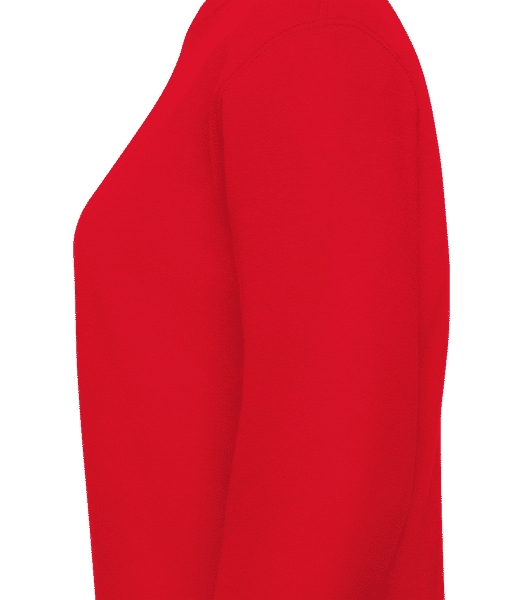 Aperçu: Squelette pirate de chats - Sweat-shirt standard pour femme - Rouge - Gauche