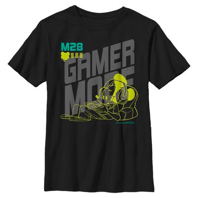 Disney Classics - Ratón Miguelito Miguelín - Mickey Gamer Time - Niños Camiseta - Negro - delante