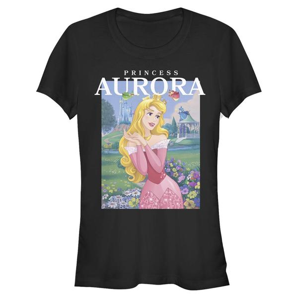 Disney - Sleeping Beauty - Aurora - Femme T-shirt - Noir - Devant