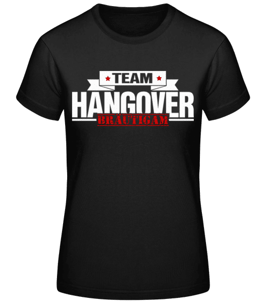 Vorschau: Team Hangover Bräutigam - Frauen T-Shirt B&C - Schwarz - Vorne