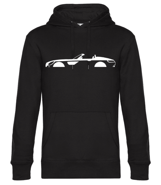 Náhľad: 'Mercedes-AMG GTS Road. R190' Silhouette - Unisex premium mikina - Čierna - Predné