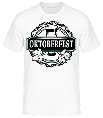 Oktoberfest Logo - Men's Basic T-Shirt - White - Front