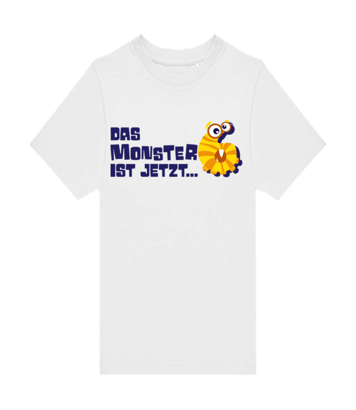 Vorschau: Das Monster Ist Jetzt 6 - Kinder T-Shirt B&C - Weiß - Vorne