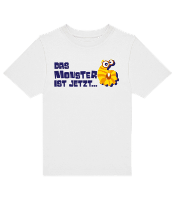 Das Monster Ist Jetzt 6 - Kinder T-Shirt B&C - Weiß - Vorne