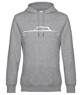 'Ford Cortina Mk I' Silhouette - Sweat à capuche standard homme - Gris chiné - Devant