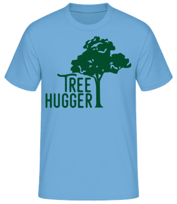 Tree Hugger - Men's Basic T-Shirt - Light blue - Front