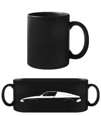 'Lamborghini Jalpa' Silhouette · Schwarze Tasse