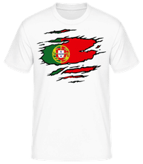 Drapeau déchiré Portugal · T-shirt standard Homme