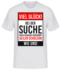 Schüler Lehrer Abschied · Männer Basic T-Shirt