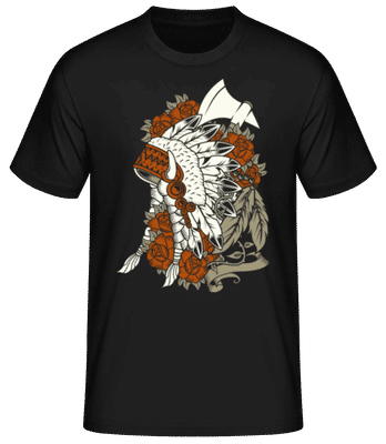 Indian - Men's Basic T-Shirt - Black - Front