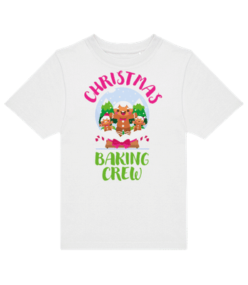 Christmas Baking Crew - T-shirt enfants B&C - Blanc - Devant