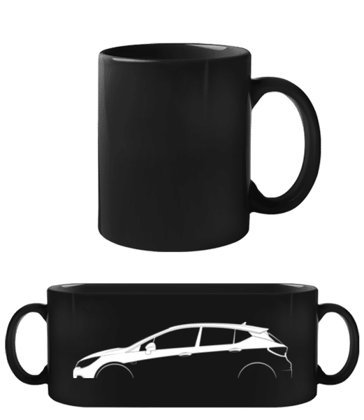 Preview: 'Opel Astra (K)' Silhouette - Black Mug - Black - Front