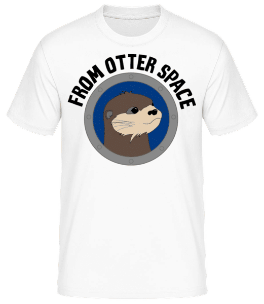 Aperçu: From Otter Space - T-shirt standard Homme - Blanc - Devant