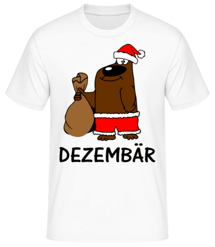 Vorschau: Dezembär - Männer Basic T-Shirt - Weiß - Vorne