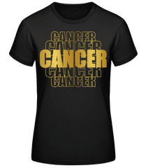 Écriture Doré Astrologique Cancer · T-shirt standard Femme