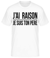 Je Suis Ton Père - T-shirt standard Homme - Blanc - Devant