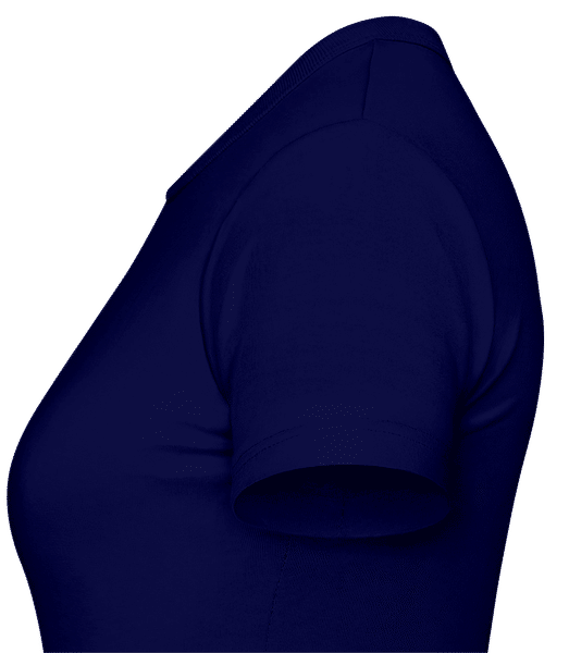 Aperçu: Europe UE Symbole Étoiles - T-shirt standard Femme - Bleu marine - Gauche
