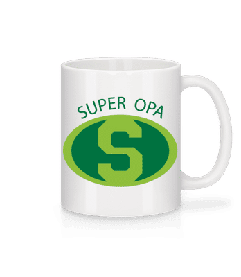 Super Opa - Tasse - Weiß - Vorne