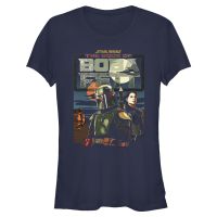 Star Wars - Book of Boba Fett - Skupina Bounty Buddies - Dámske Tričko - Namornícka modrá - Predné