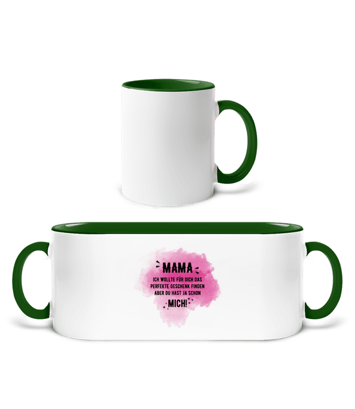 Weiß / Flaschengrün