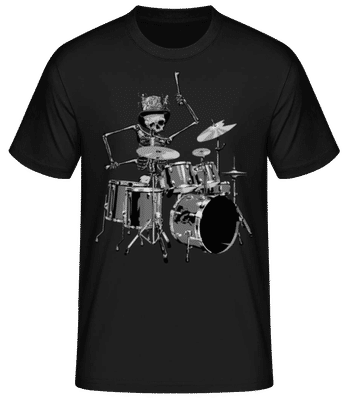 Squelette De Tambour - T-shirt homme B&C - Noir - Devant