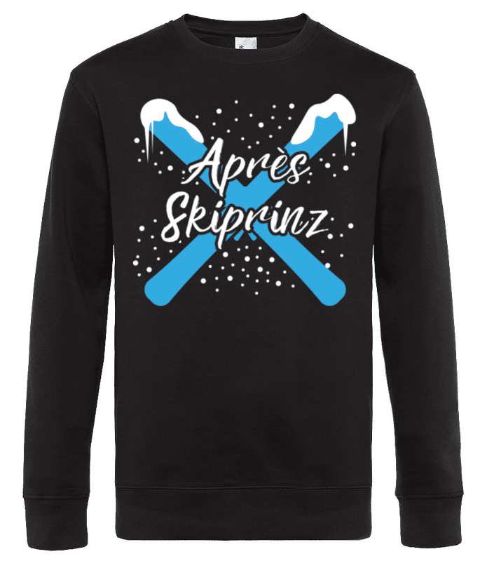 Vorschau: Après Skiprinz - Männer Standard Pullover - Schwarz - Vorne