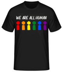 We Are All Human · Pánske basic tričko