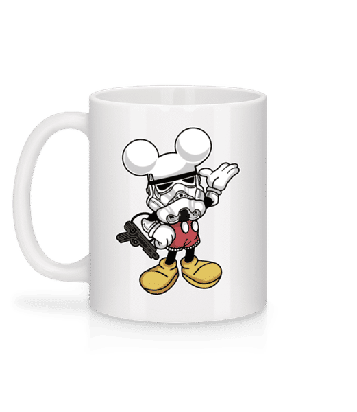 Aperçu: Mickey Trooper - Mug en céramique blanc - Blanc - Derrière